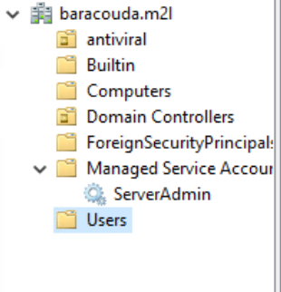 Arborescence Active Directory baracouda.m2l
