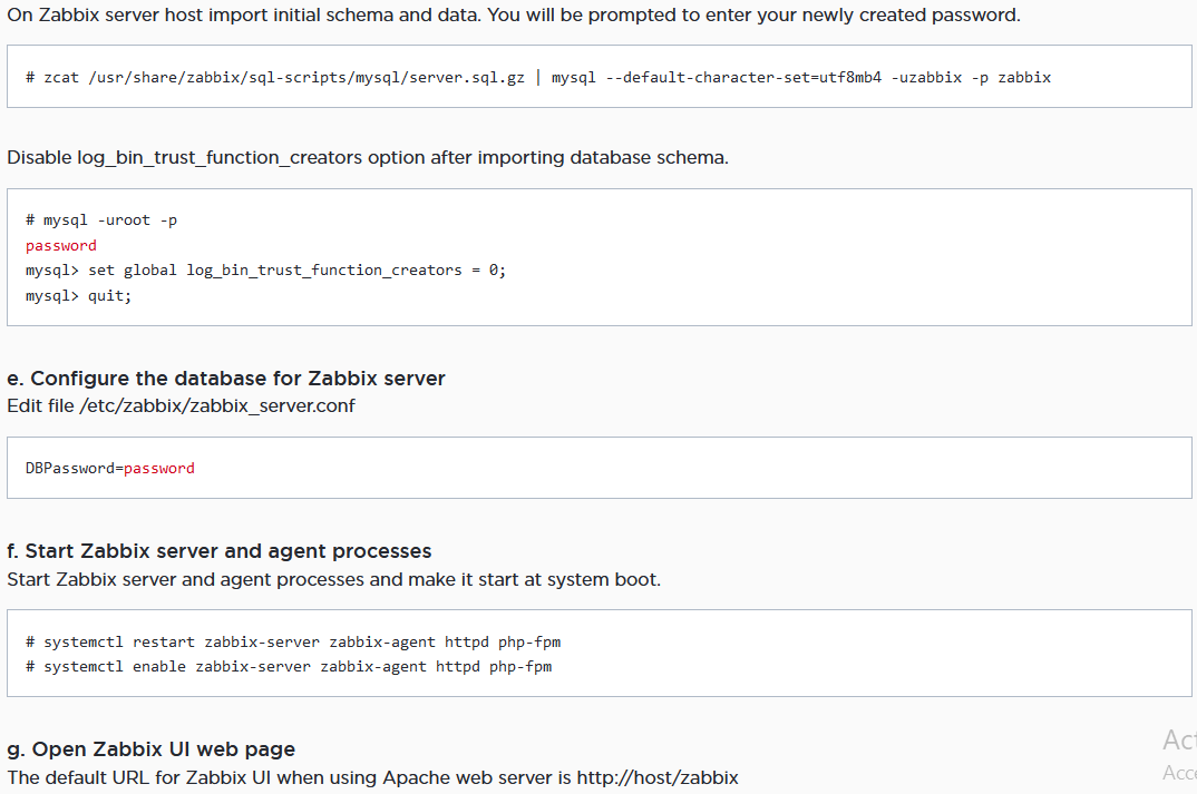 Configuration MySQL et Systemd